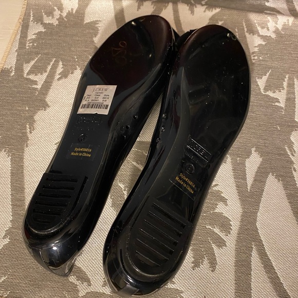 J.CREW JELLY SHOES BALLET FLATS BOW WOMENS SIZE 8 - Picture 5 of 8
